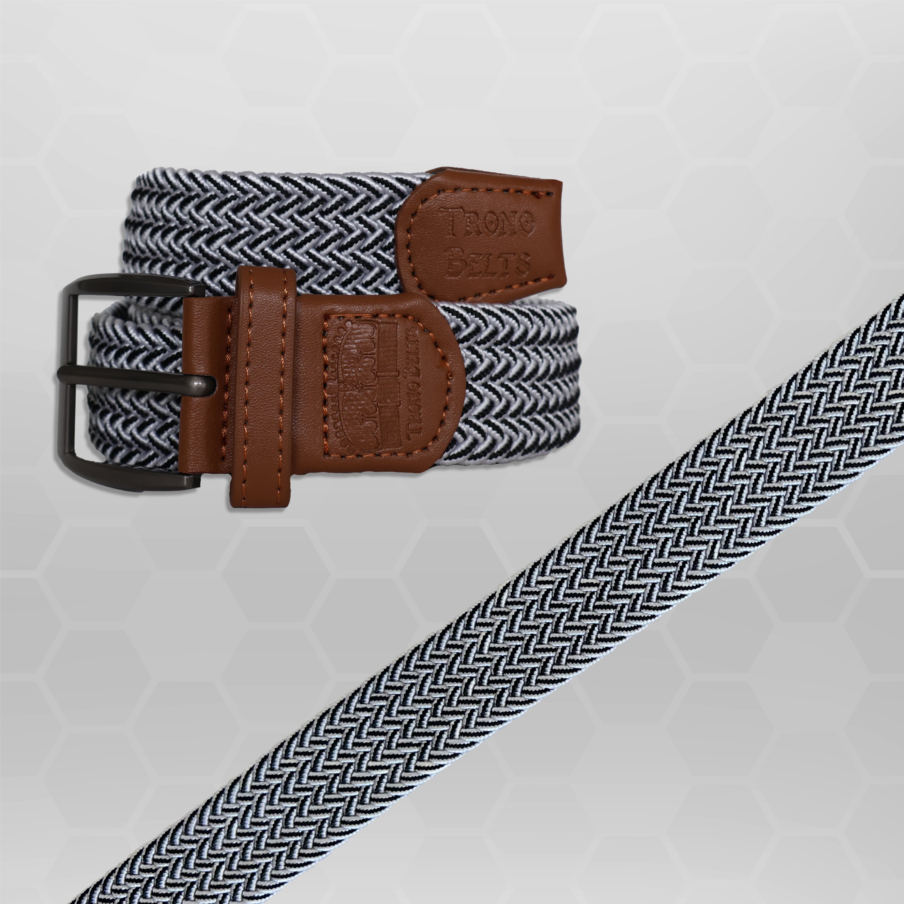Balance White Stretch Belt