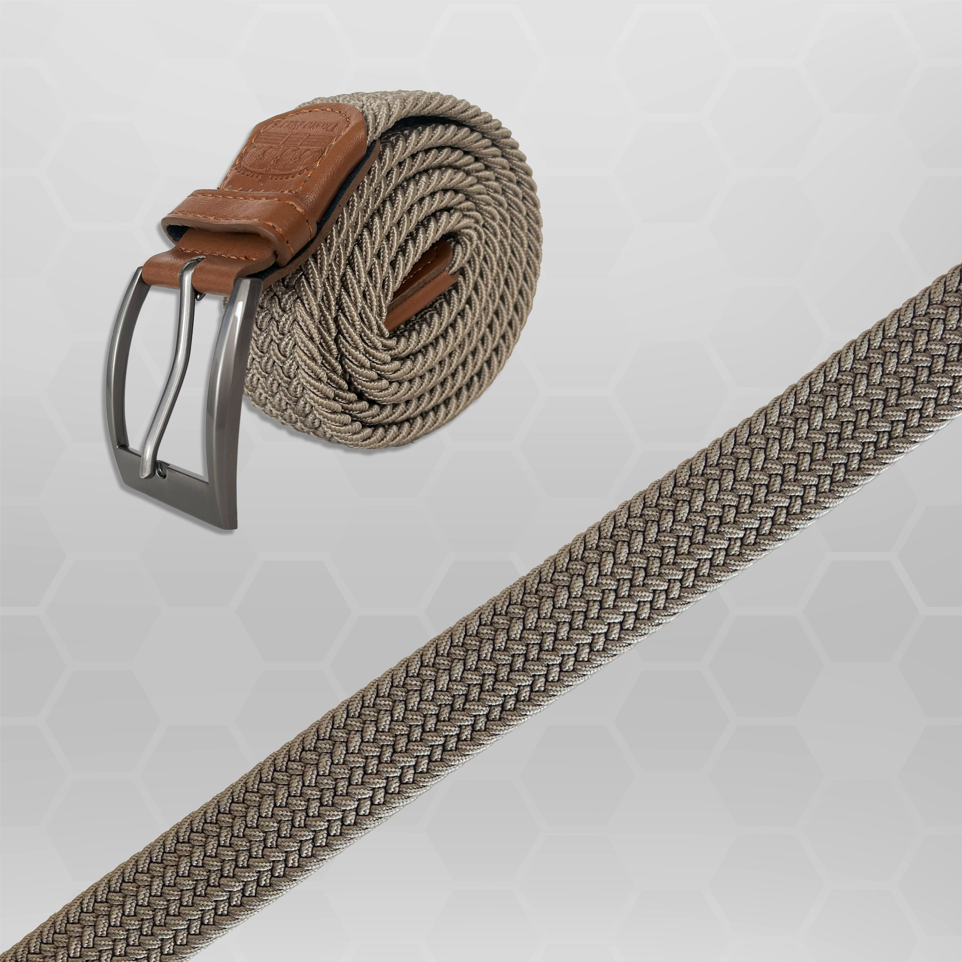 Brandy Tan Stretch Belt