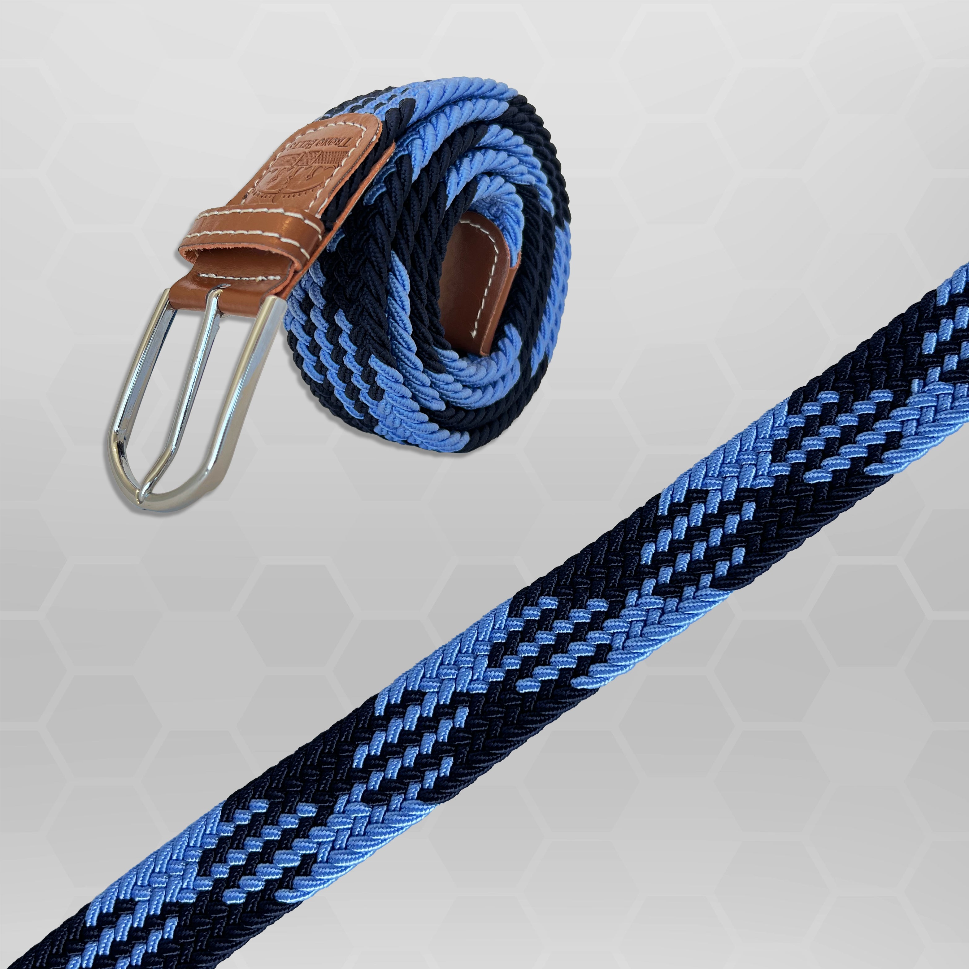 Carolina Blue Stretch Belt