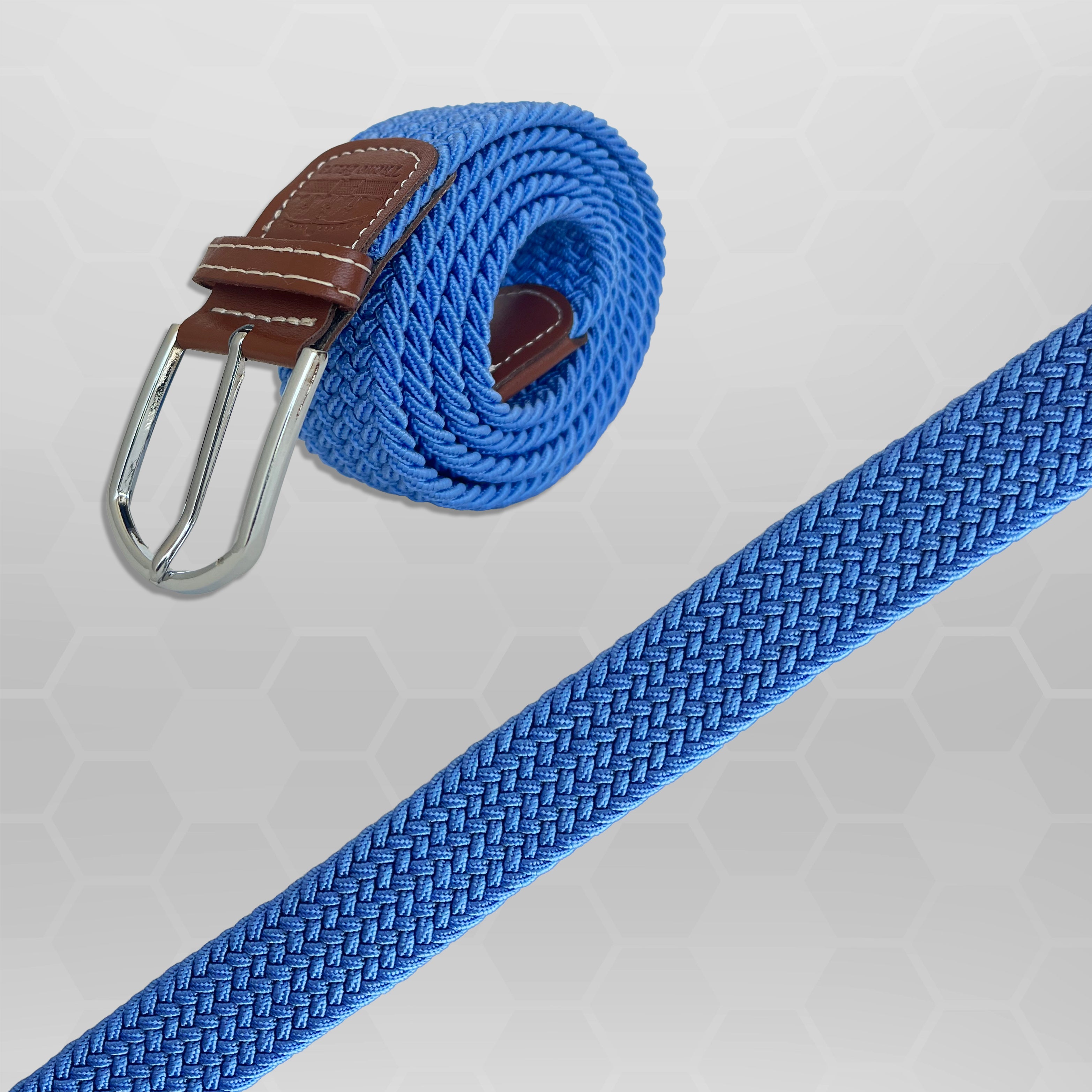 Dusty Blue Stretch Belt