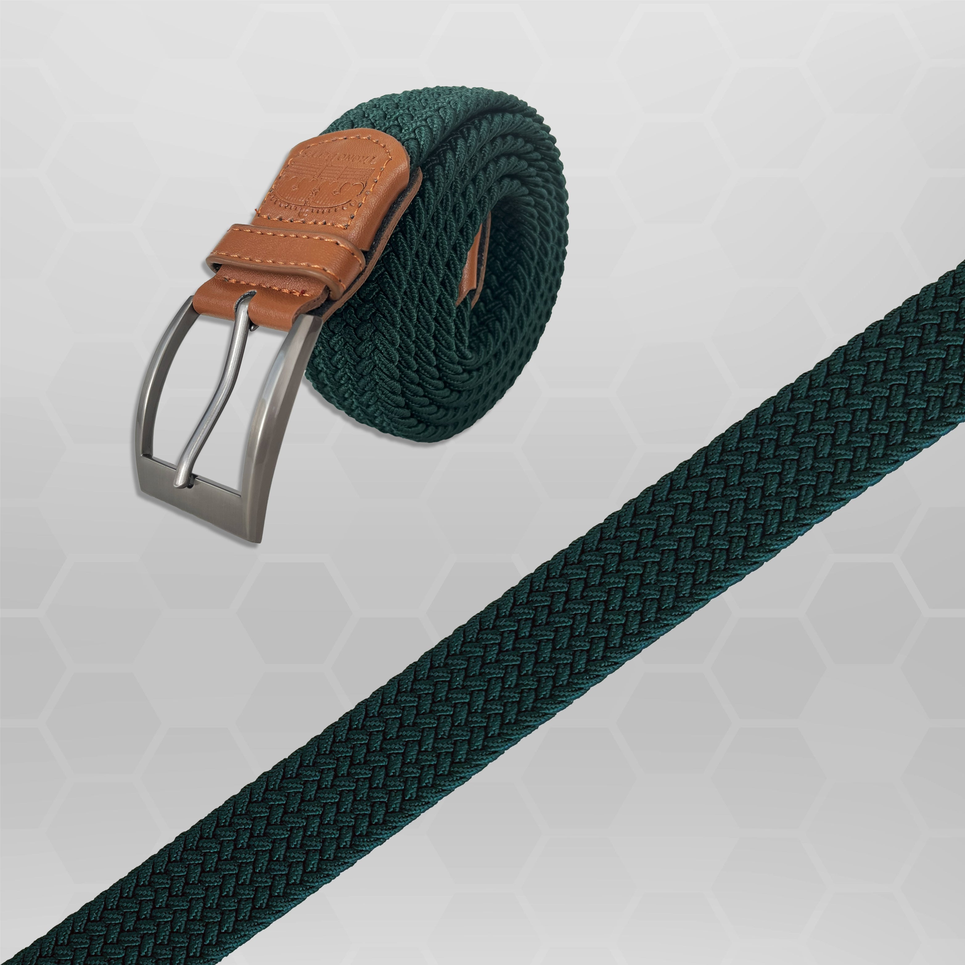Forest Green Stretch Belt