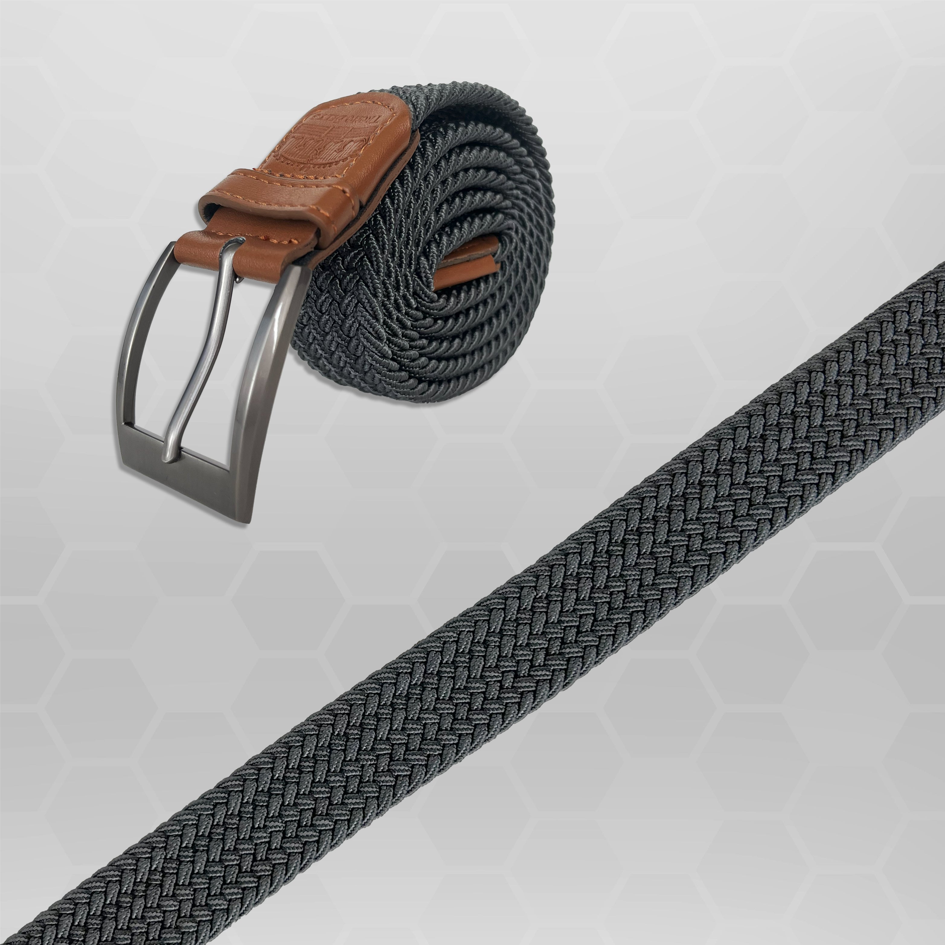 Gray Stretch Belt