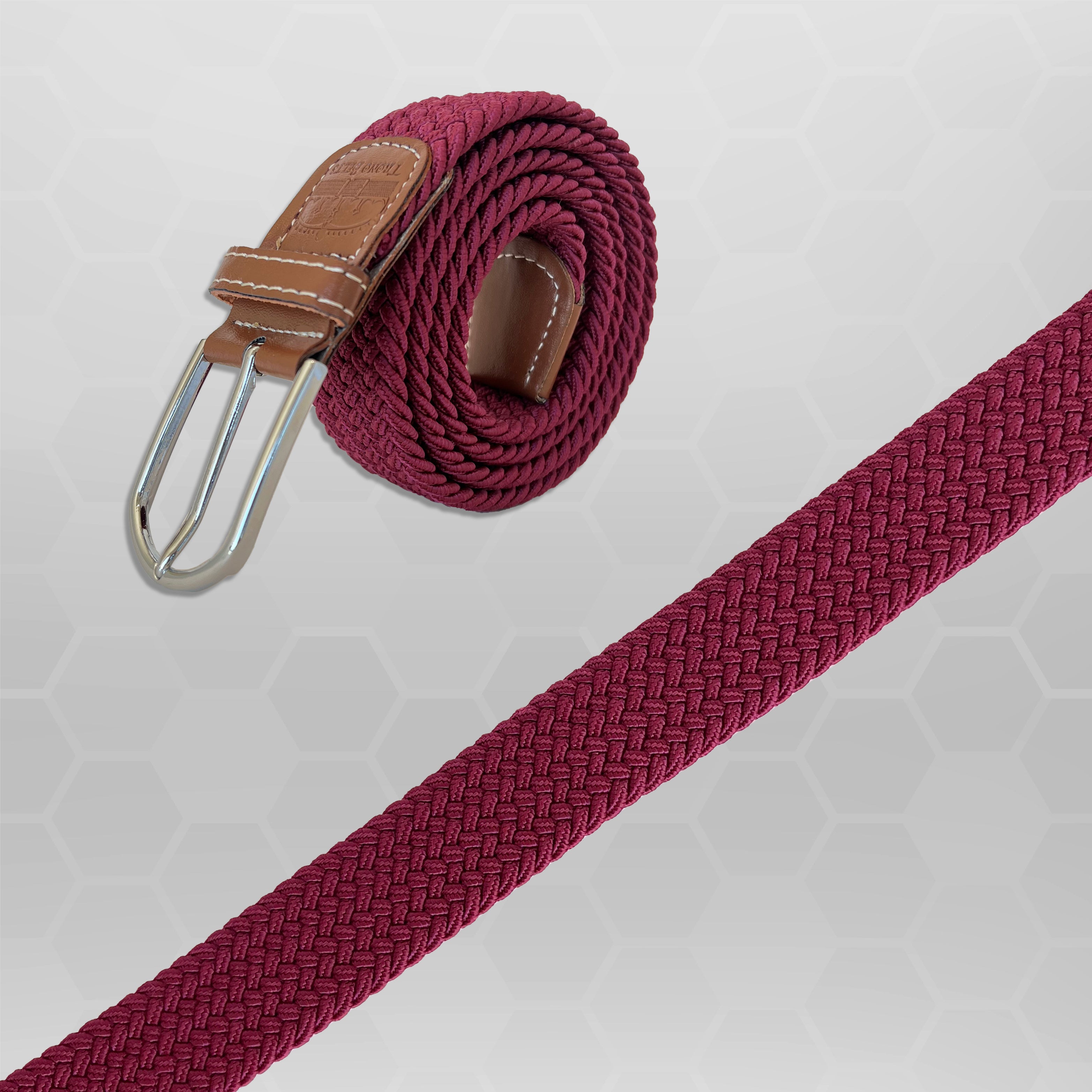 Maroon Stretch Belt