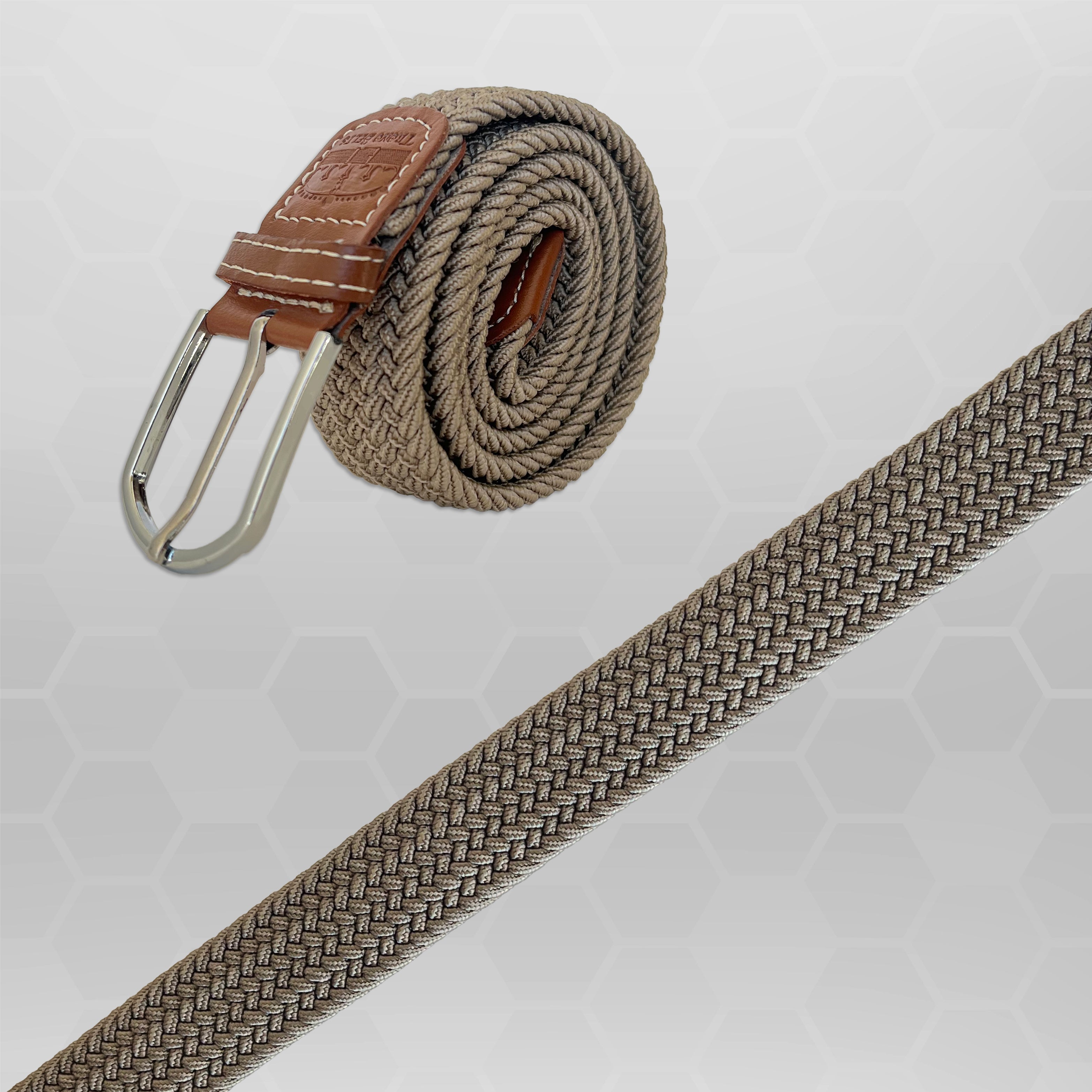 Brandy Tan Stretch Belt