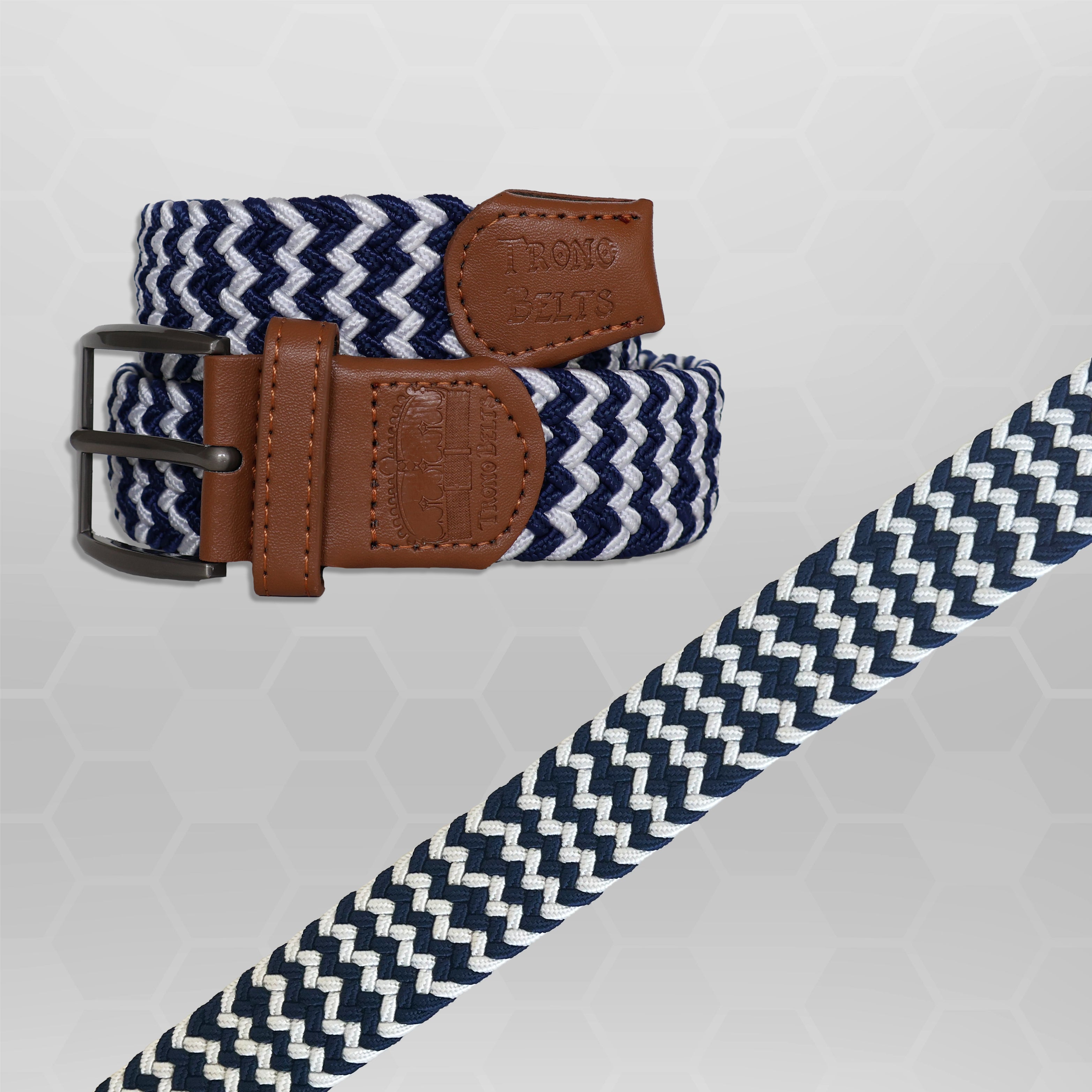 Derby Blue Stretch Belt