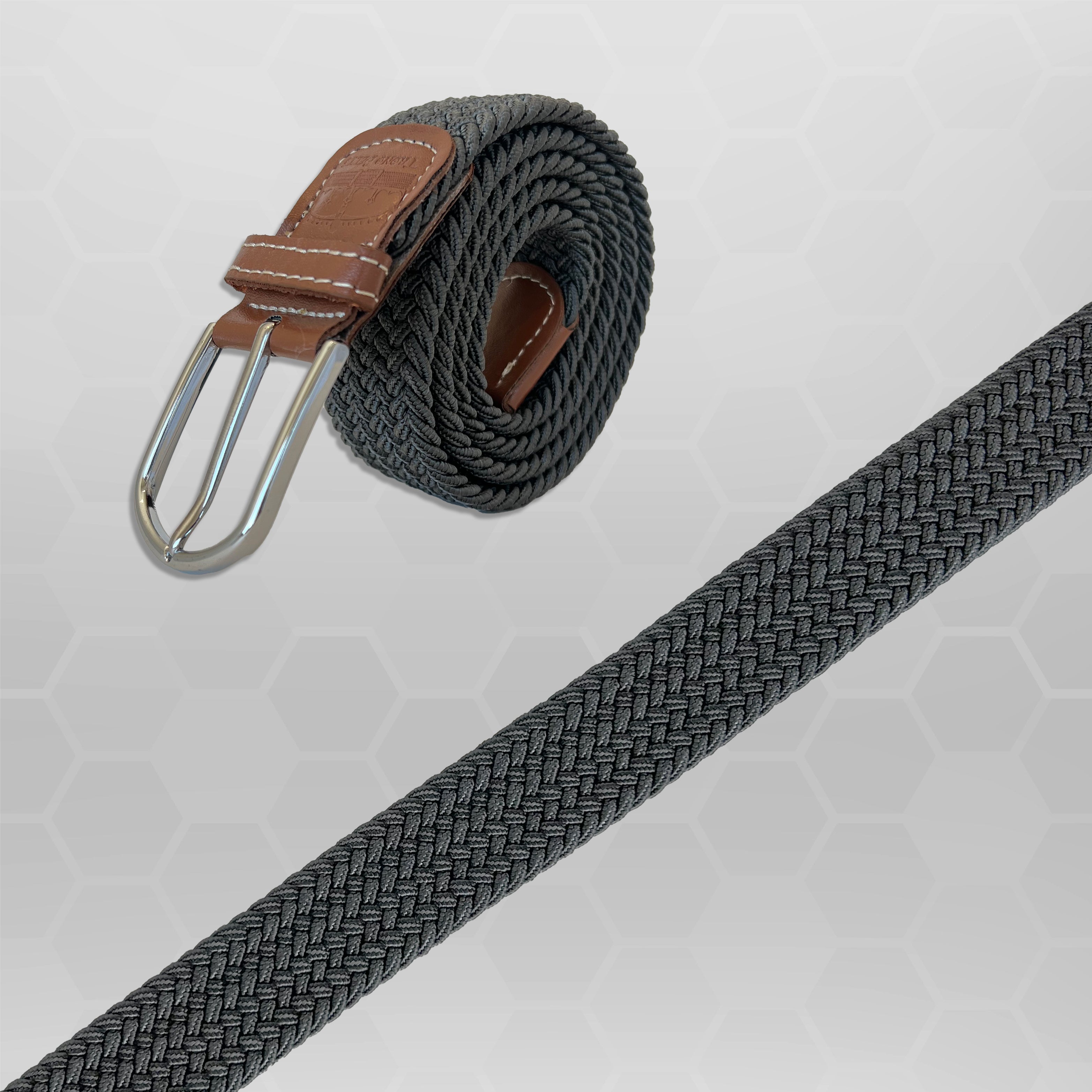 Gray Stretch Belt