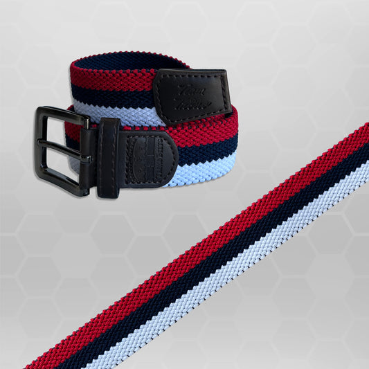 Red, White & Blue Premium Stretch Belt
