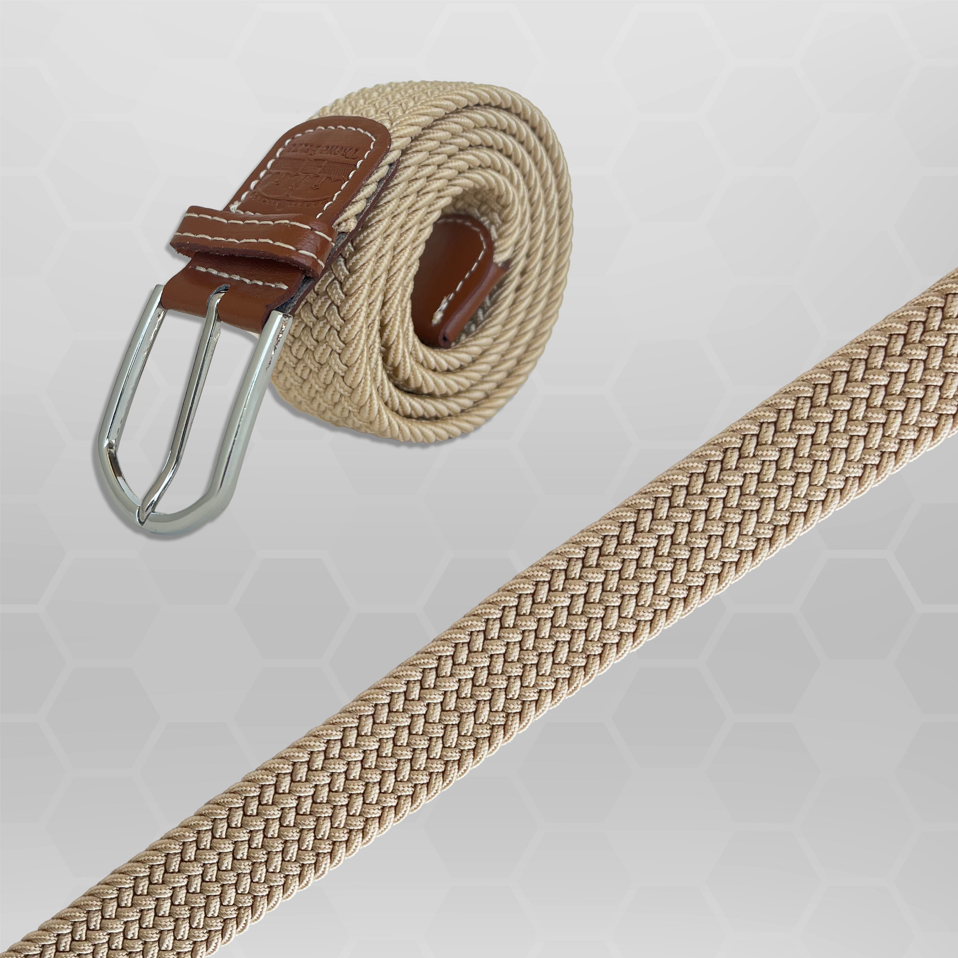 Sandy Tan Stretch Belt